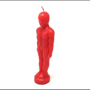 Ritual red man candle